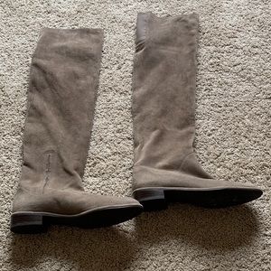 Stuart Weitzman, Over the Knee Gray Boots, US 9.5